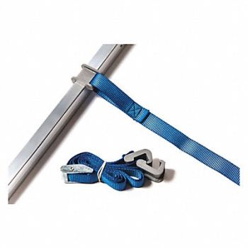 GRAINGER APPROVED Cargo Strap Woven Polyester Blue, 15J313