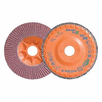 WALTER SURFACE TECHNOLOGIES Flap Disc Coated 5 dia 12 200 RPM, 804CH2