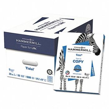 HAMMERMILL Multipurpose Paper 8-1/2 x 11 PK5000, 15U651