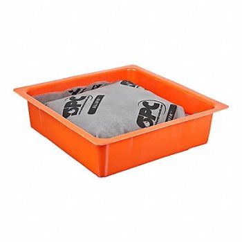 BRADY SPC ABSORBENTS Drip Pan 3 in H 10 in L 10 in W PK24, 15U830