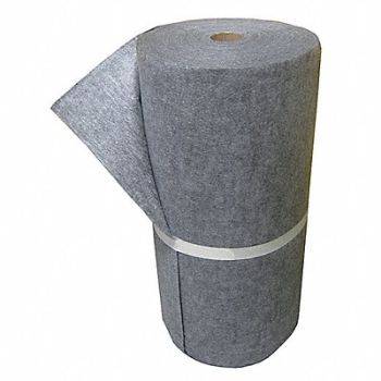 BRADY SPC ABSORBENTS Absorbent Roll Universal Gray 150 ft.L, 15U887
