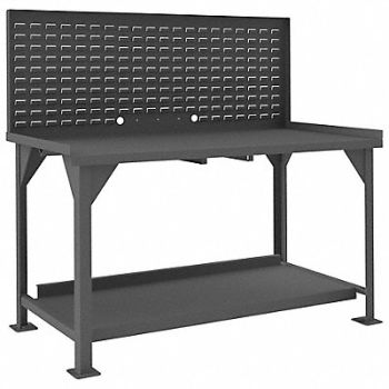 DURHAM MFG Workbench Steel 72 W 30 D, 15V194
