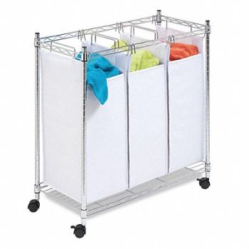 HONEY-CAN-DO Laundry Sorter 3-Compartment, 15V317