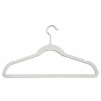 HONEY-CAN-DO Suit Hanger White PK20, 15V401