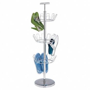 HONEY-CAN-DO Shoe Tree Rack 18 Pair, 15V429