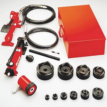 GARDNER BENDER Hydraulic Punch Driver Set 10 ga. Steel, 15V953