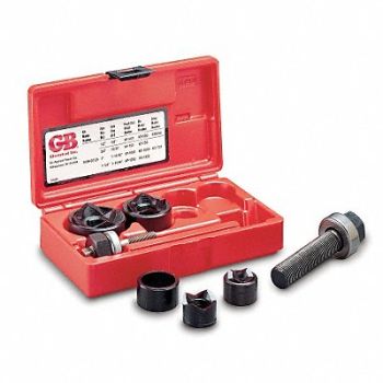 GARDNER BENDER Mechanical Punch Driver Set 10 ga. Steel, 15V954