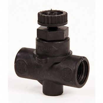 HAYWARD Needle Valve Straight Glass Filled Poly, 15V994