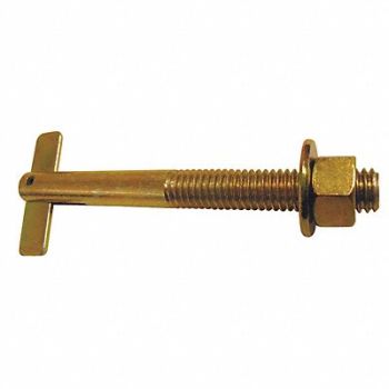 GRAINGER APPROVED T-Anchor Carbn Steel 1/4 -20 3-1/4 L PK4, 15W097