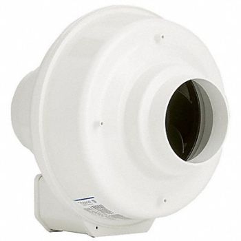 FANTECH Plastic 10 D 10.6 H 10 W Inline Duct Fan, 15W682