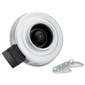 FANTECH Steel 13 D 15.1 H 8 W Inline Duct Fan, 15W691