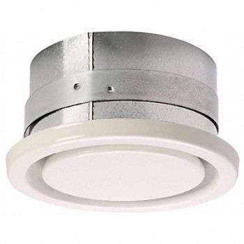 FANTECH White Metal 6 Dia Exhaust Grille, 15W805