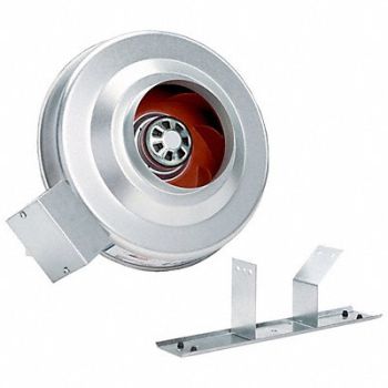 FANTECH Steel 13 D 15.1 H 8 W Inline Duct Fan, 22N753