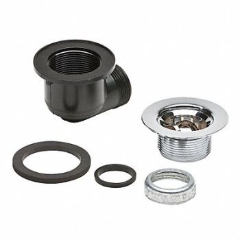 HALSEY TAYLOR Drain Service Kit Black Plastic L 3 in, 15W933