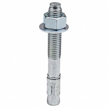 RED HEAD Wedge Anchor 5/8 -11 SS 5/8 in PK10, 15X094