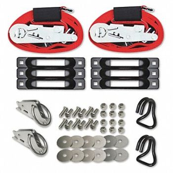 SNAP-LOC Tie Down Strap Kit Ratchet Poly 16 ft., 15X226