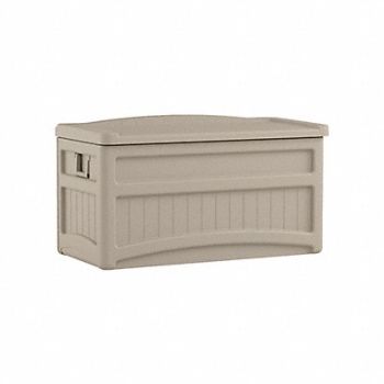 SUNCAST Deck Box Taupe Polypropylene 25 1/2 in, 15X398