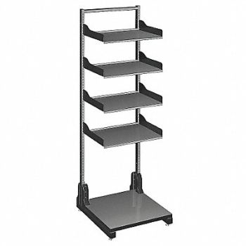 HERGO Open Frame Shelf Rack 5 Shelf, 15X695