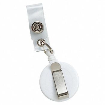 BRADY WHITE BADGE HOLDER, 15Y470