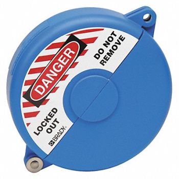 BRADY Gate Valve Lockout Fits Sz 5 to 6-1/2, 15Y669
