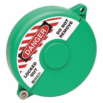 BRADY Gate Valve Lockout Fits Sz 5 to 6-1/2, 15Y679