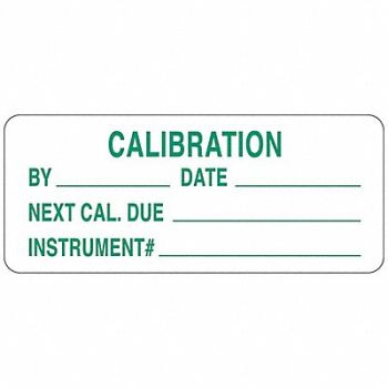 BRADY Write-On Inspection Lbl Grn/Wht PK364, 15Y696