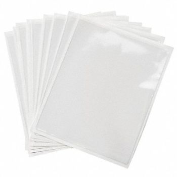 BRADY Adh Backed Env 11.5 x 9 in Clear PK10, 15Y767