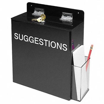 BRADY PRINZING SUGGESTION BOX, 15Y935