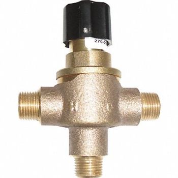 LEONARD VALVE Mixing Valve Bronze 0.25 to 12 gpm, 15Z014