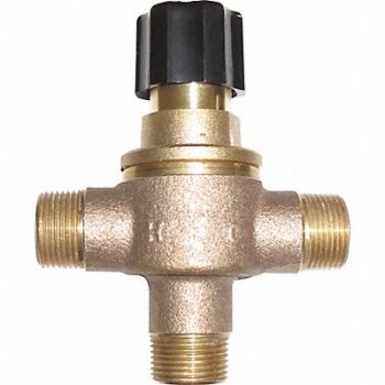 LEONARD VALVE Mixing Valve Bronze 0.5 to 13 gpm, 15Z015
