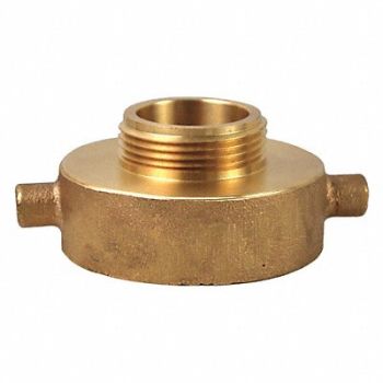 ELKHART BRASS Fire Hose Adapter Straight NHTxNHT, 15Z129