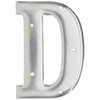 BRADY Letter Aluminum Roman 3 in H D PK10, 802GR8