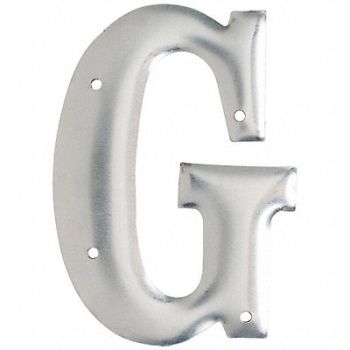 BRADY Letter Aluminum Roman 3 in H G PK10, 802GT1