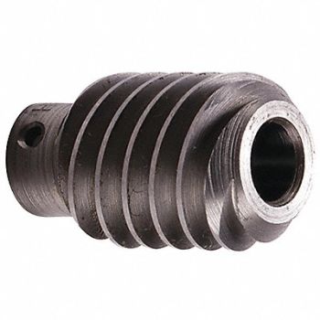 BOSTON GEAR Worm 32DP 14.5PA .438PD Steel/Unhardened, 160U37
