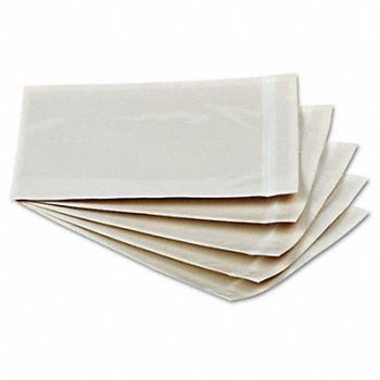 QUALITY PARK Shipping Envelope Clear Plastic PK1000, 23K952