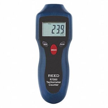 REED INSTRUMENTS Compact Photo Tachometer and Counter, 161A95
