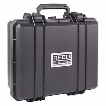 REED INSTRUMENTS Hard Carrying Case Black Plastic 6-3/4 H, 161C06