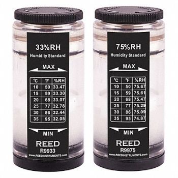 REED INSTRUMENTS Humidity Calibration 33% RH and 75% RH, 161C49
