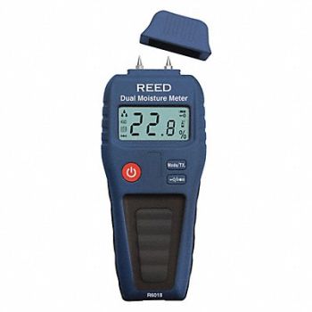 REED INSTRUMENTS Pin/Pinless Moisture Detector, 161C95