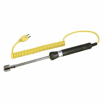 REED INSTRUMENTS Thermocouple Probe 1/2 Dia 6-5/16 L, 161D93