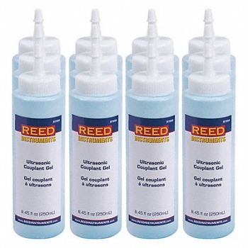 REED INSTRUMENTS Ultrasonic Couplant Gel 4 oz PK12, 161D97