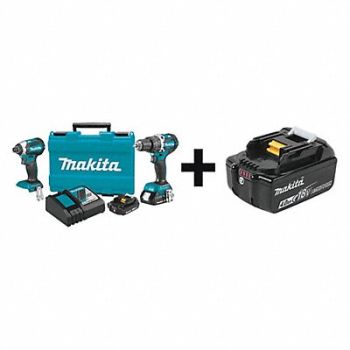 MAKITA Cordless Combination Kit 2 Tools 18V DC, 162P96