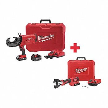 MILWAUKEE Cordless Crimping Tool Cable Cutter, 165FW4