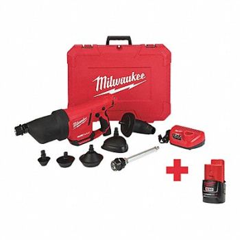 MILWAUKEE Drain Gun Kit (2) Batteries Included, 165FX5