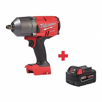 MILWAUKEE Impact Wrench Cordless Compact 18VDC, 165FY1