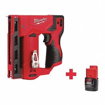 MILWAUKEE Staple Gun Cordless 12VDC, 165FZ3