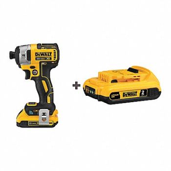 DEWALT Impact Driver Pistol Grip 20VDC, 165GA3