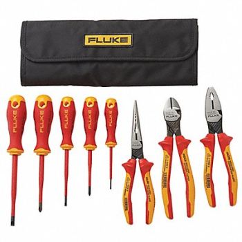 FLUKE Insulated Tool Set 1000VAC 8 pcs., 165NU6