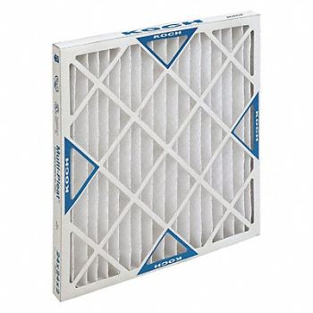 KOCH Pleated Filter Std MERV8 20 x25 x2, 166L40
