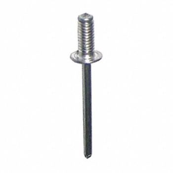 HANSON RIVET Blind Rivet Grvd Aluminum/Steel PK100, 166M48